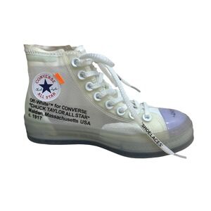 Off White x Converse The Ten Chuck Taylor All Star Vulcanized Hi Top SAMPLE 5.5